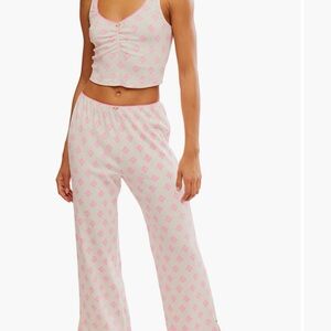 Free People Snow Combo Pajama Set